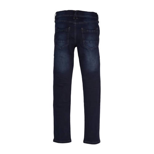 s.Oliver slim fit jeans dark blue denim Blauw Jongens Stretchdenim Effen