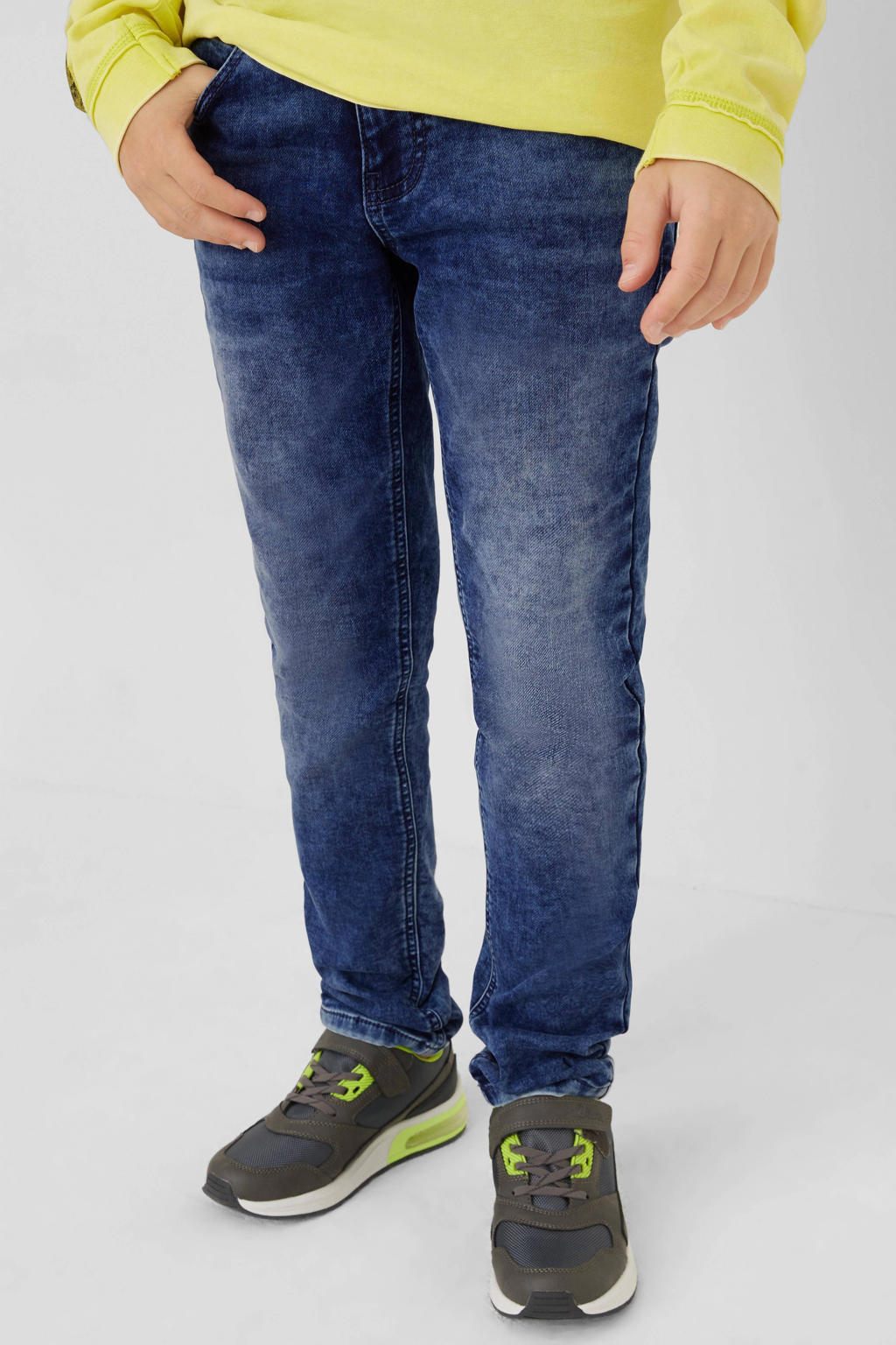 s.Oliver regular waist slim fit jeans medium blue denim