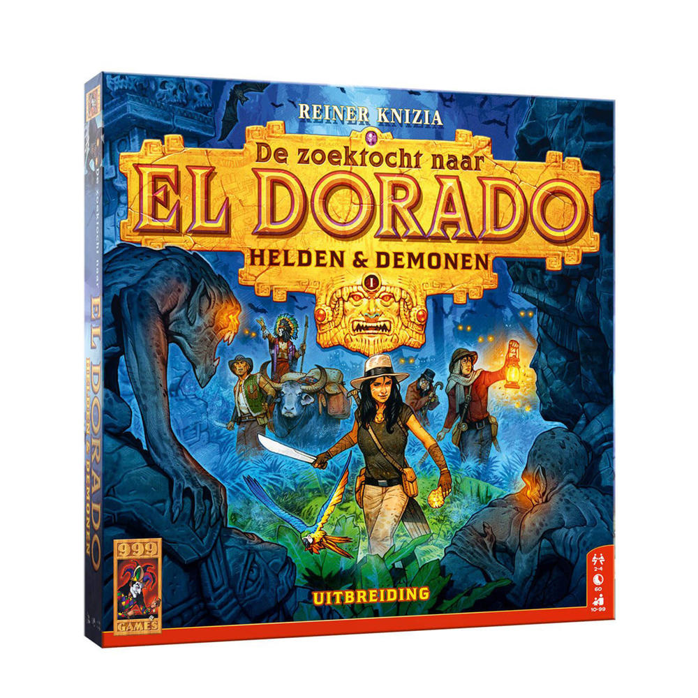 999 Games De Zoektocht naar El Dorado: Helden & Demonen uitbreidingsspel
