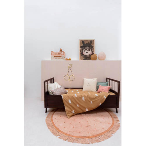 Tapis Petit kindervloerkleed Juul dot (Ø130 cm) Roze Stip