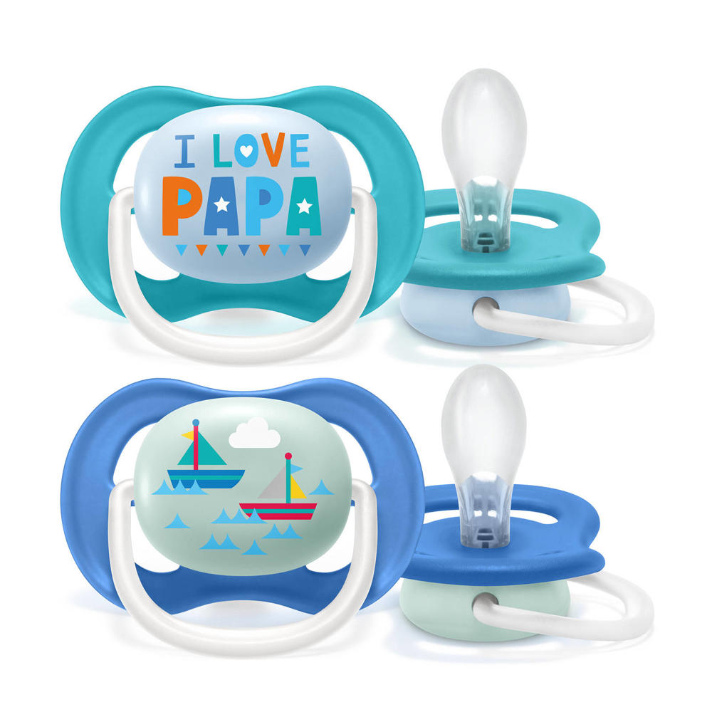 Philips AVENT Ultra Air fopspeen 6-18M 2 stuks SCF080/03