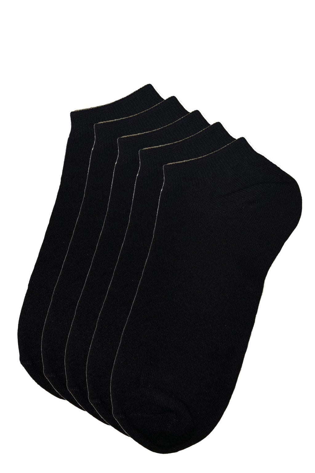 JACK & JONES JUNIOR sneakersokken JACDONGO - zwart (set van 5)