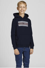 thumbnail: JACK & JONES JUNIOR hoodie JJECORP met logo donkerblauw