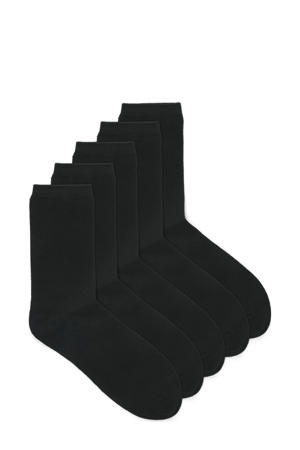 sokken JACBLACK - zwart (set van 5)