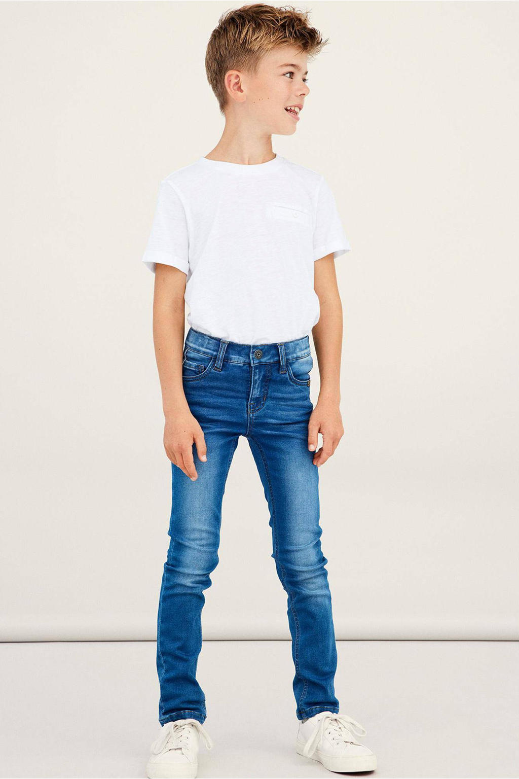 NAME IT KIDS slim fit jeans NKMTHEO stonewashed