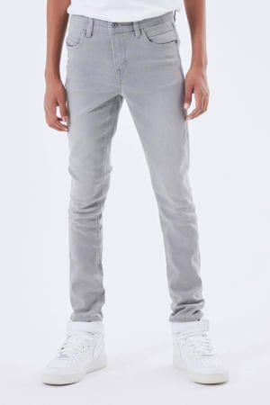 slim fit jeans NKMSILAS grijs