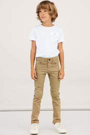 thumbnail: NAME IT KIDS slim fit broek NKMTHEO beige