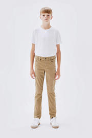 thumbnail: NAME IT KIDS slim fit broek NKMTHEO beige