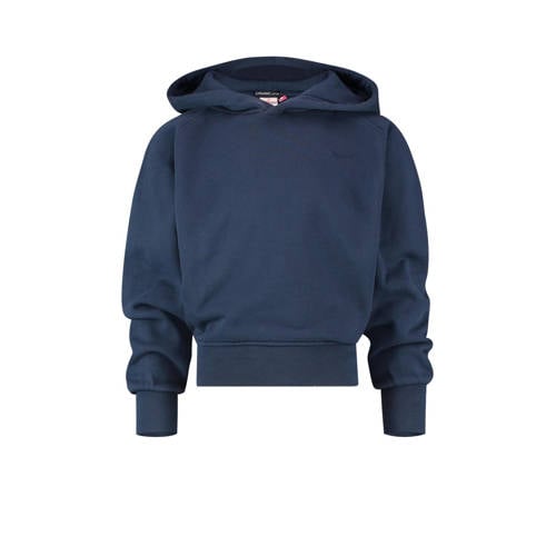 Vingino Essentials hoodie donkerblauw Sweater Effen