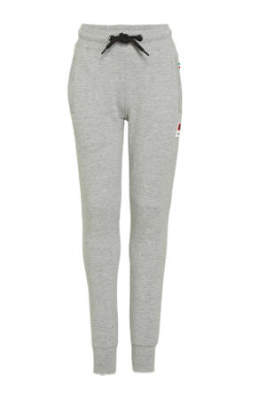 joggingbroek grijs melange