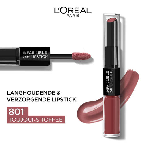 L'Oréal Paris Infaillible 24H Lippenstift 801 Toujours Toffee Beige