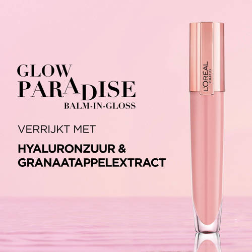 L'Oréal Paris Glow Paradise Balm in Gloss lipgloss 414 Nude Beige