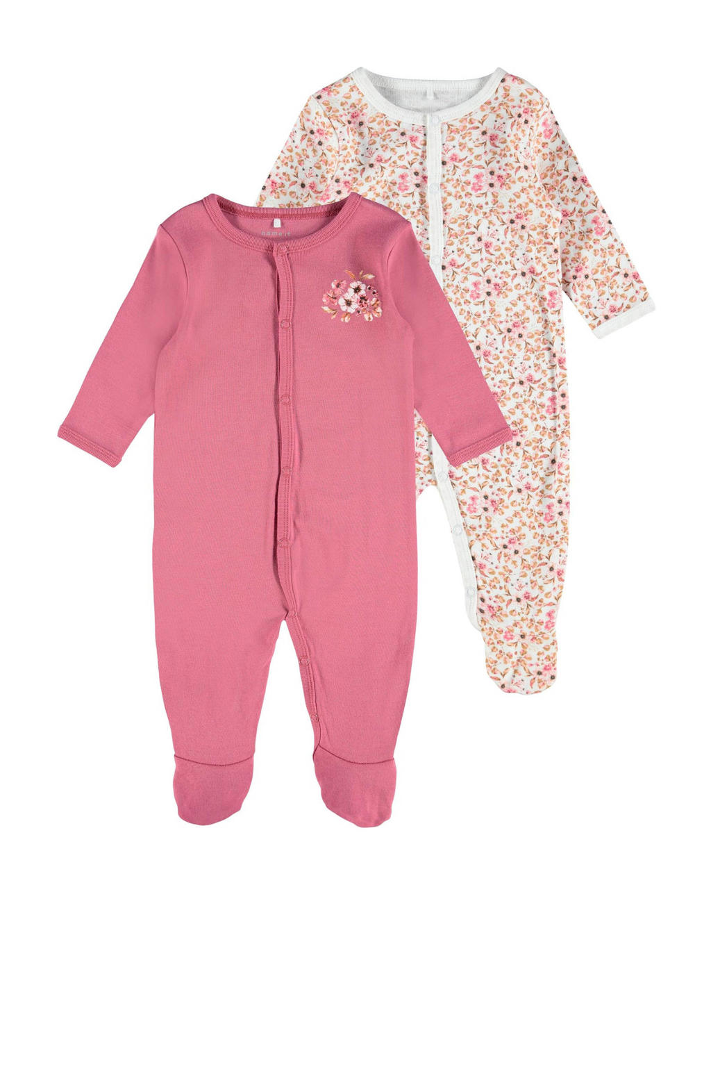 Name it NBFNIGHTSUIT ZIP HEARTS - Pizsamák - buttercream/bézs Name it NBFNIGHTSUIT ZIP HEARTS - Pizsamák - buttercream/bézs