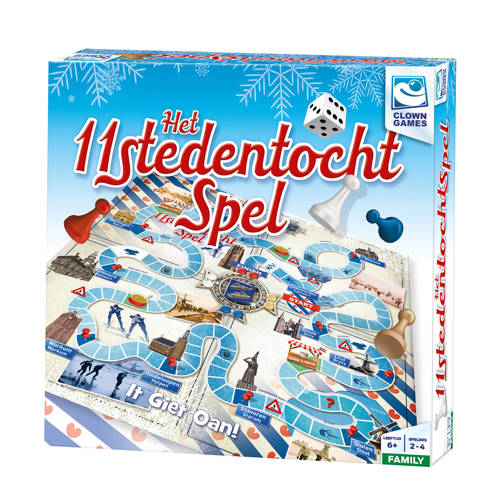 Clown Games Het 11-Stedentochtspel Bordspel Multi | Bordspel van Clown Games afbeelding