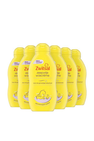 Zeepvrije wascrème Baby - 6 x 200 ml