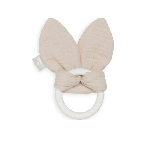 Jollein bijtring siliconen bunny ears nougat Beige afbeelding