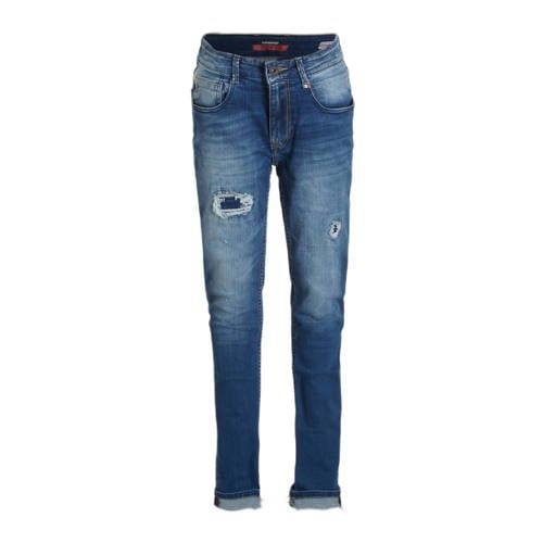 Vingino skinny jeans Alessandro crafted old vintage Blauw Jongens Stretchdenim
