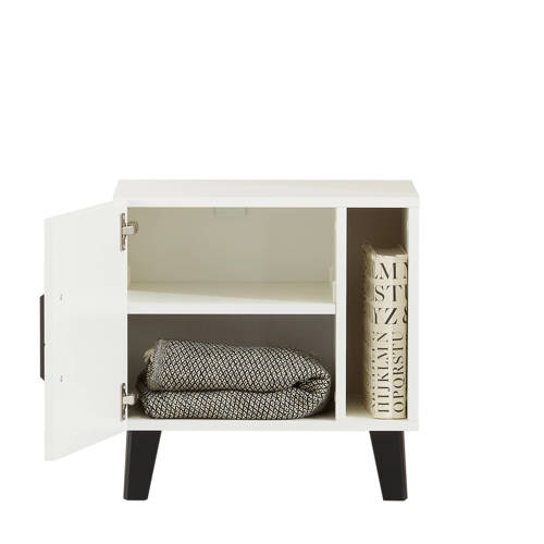 NOUS Living nachtkast Silk Wit | Nachtkast van