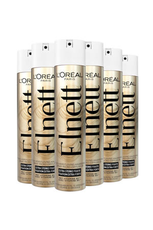 Satin Haarspray Extra Sterke Fixatie - 6 x 300 ml - voordeelverpakking