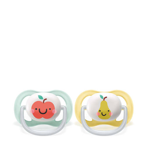 Philips Avent Ultra Air Collection Fopspeen 0-6M 2 stuks SCF080 17 Groen