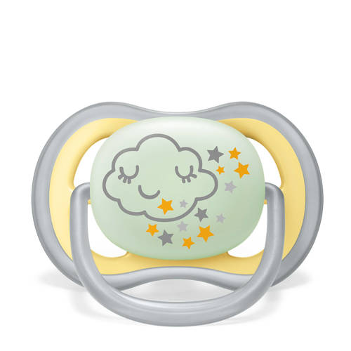 Philips Avent Ultra Air Nighttime Fopspeen 18M+ 2 stuks SCF376 01