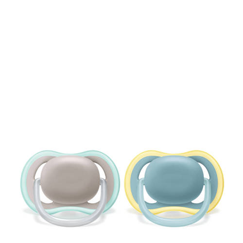 Philips Avent Ultra Air Fopspeen 18M+ 2 stuks SCF349 01 Beige