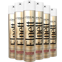 thumbnail: L'Oréal Paris Elnett Satin Haarspray Normale Fixatie - Styling Spray voor een Natuurlijk Model - 6 x 400ml multiverpakking