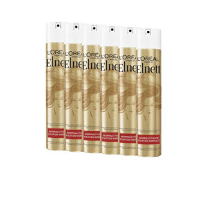 Satin Haarspray Normale Fixatie - Styling Spray voor een Natuurlijk Model - 6 x 400ml multiverpakking