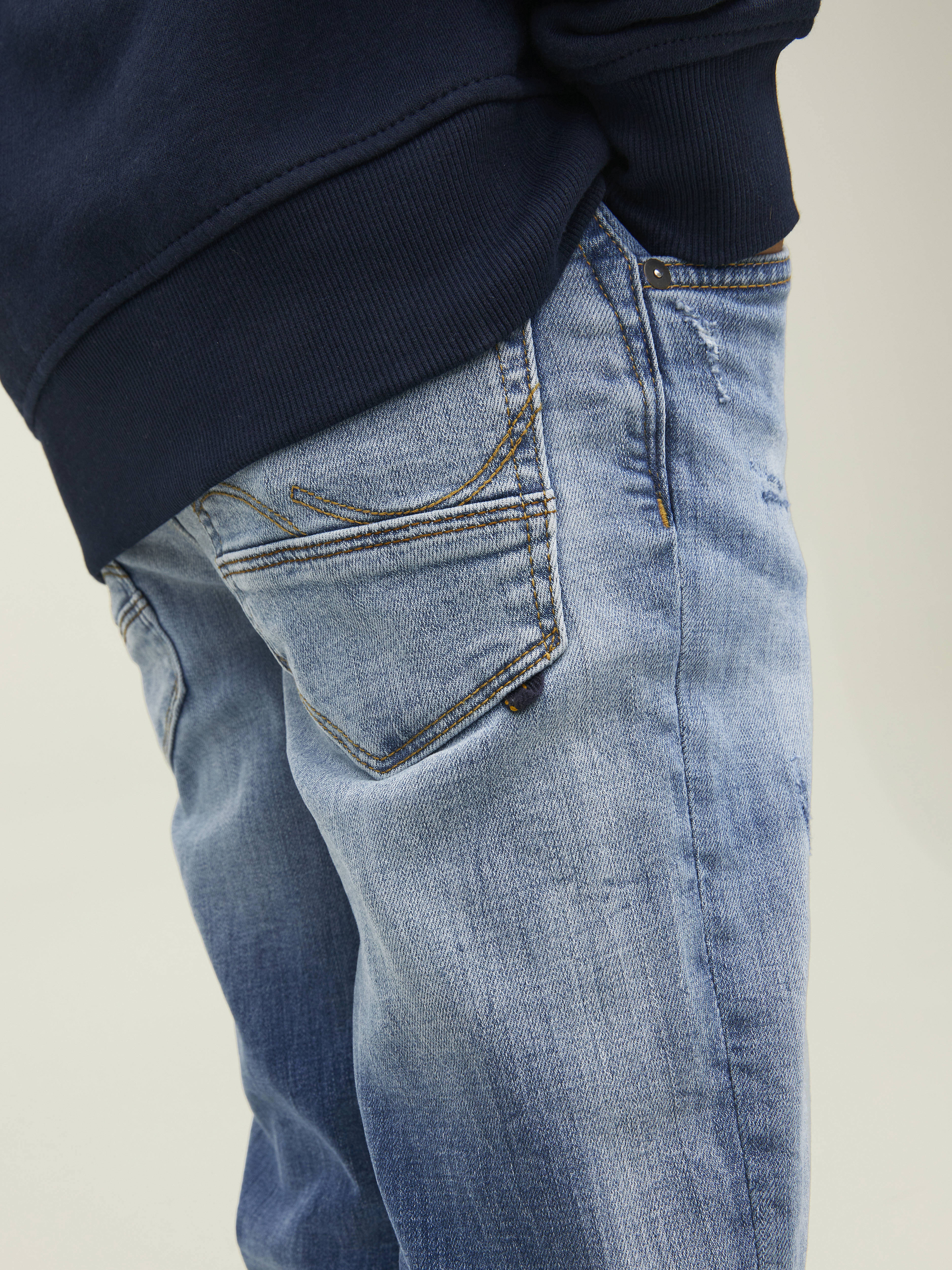 JACK \u0026 JONES JUNIOR low waist slim fit jeans JJIGLENN stonewashed |  kleertjes.com