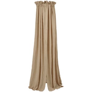 sluier effen taupe