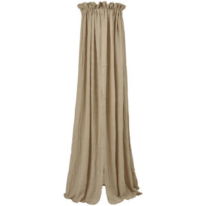 sluier effen taupe