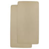 Meyco katoenen wieg hoeslaken - 40x80/90 cm taupe (set van 2)