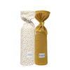 Meyco kruikenzak Basic jersey Cheetah - honey gold (set van 2)