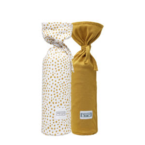 kruikenzak Basic jersey Cheetah - set van 2 honey gold