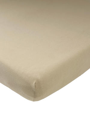 katoenen junior hoeslaken 70x140/150 cm taupe