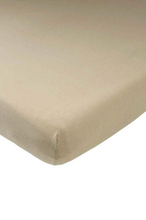 katoenen wieg hoeslaken 40x80/90 cm taupe