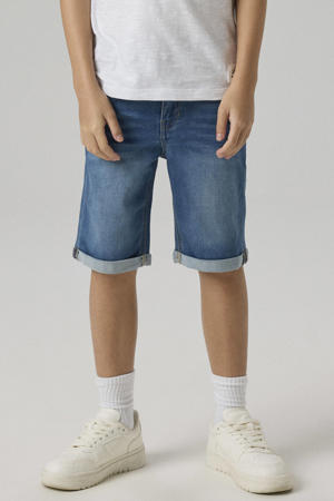slim fit jeans bermuda NKMTHEO stonewashed