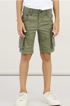 regular fit cargo bermuda NKMRYAN kaki