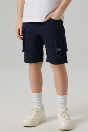 regular fit cargo bermuda NKMRYAN donkerblauw