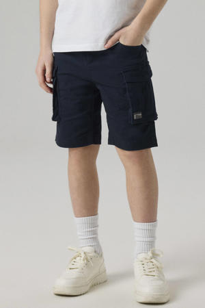 regular fit cargo bermuda NKMRYAN donkerblauw