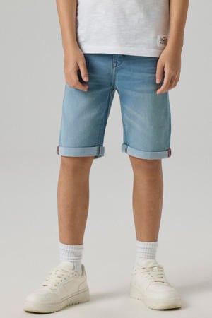 slim fit jeans bermuda NKMSOFUS light denim