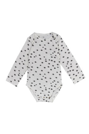 romper met print wit/zwart