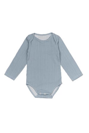 romper met streep print blue