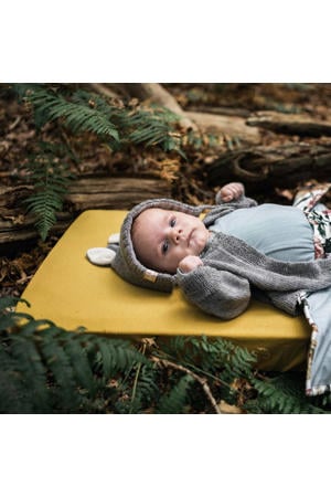 katoenen baby wieg hoeslaken 40x80 cm Ochre
