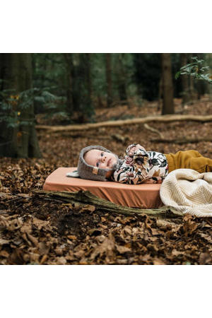 katoenen baby ledikant hoeslaken 70x140 cm Muted Clay