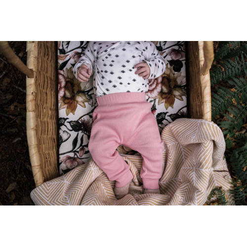 WildWood baby ledikantdeken 110x140 cm Indian Gold Babydeken Bruin All over print