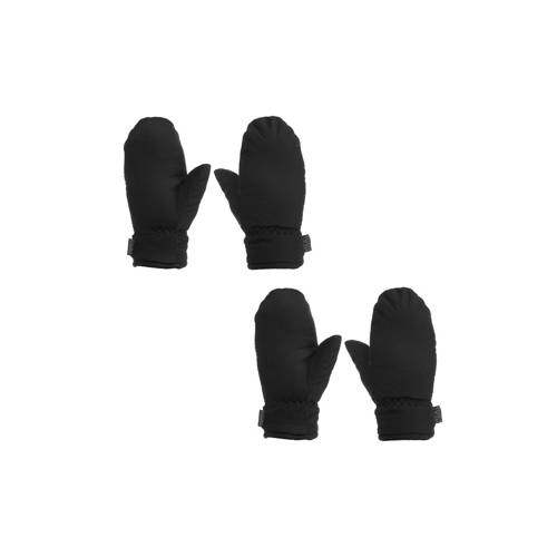 Heatkeeper thermo wanten - set van 2 zwart Handschoenen Jongens/Meisjes Polyester