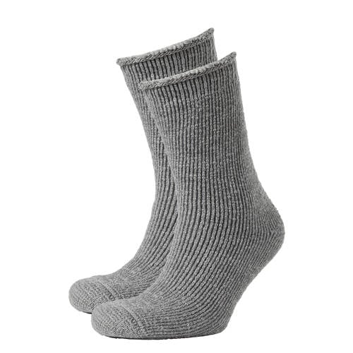 Heatkeeper thermo sokken - set van 2 grijs Jongens/Meisjes Polyacryl Effen