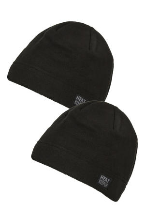thermo muts - zwart (set van 2)