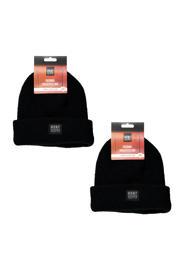 thumbnail: Heatkeeper thermo muts water en windproof - set van 2 zwart